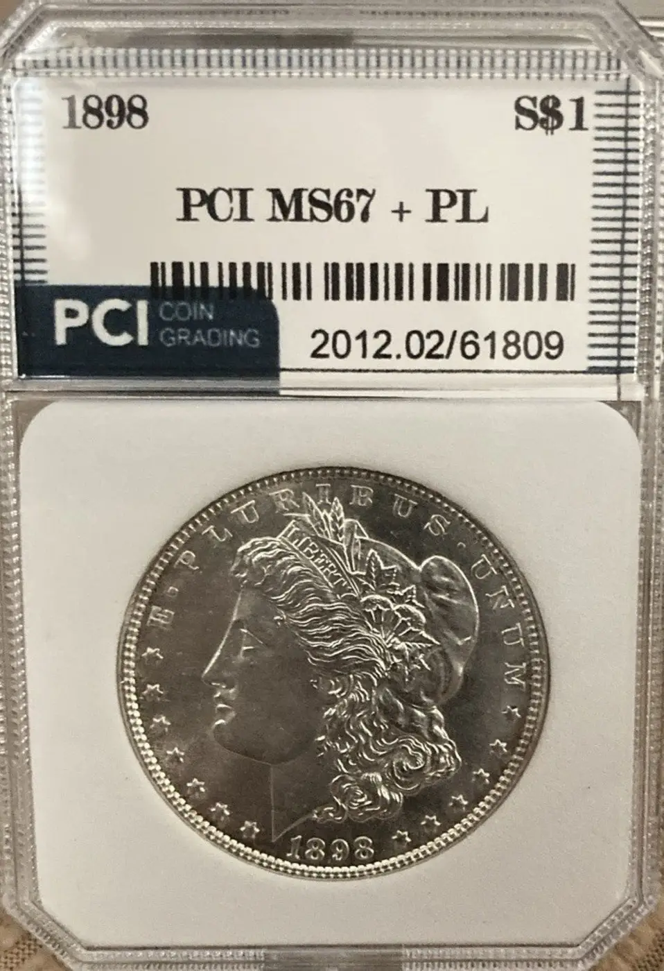 1898-$1-Morgan-Dollar-#12---3-Of-6-Morgans-Purchased-Together